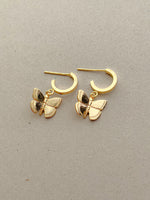 Load image into Gallery viewer, Butterfly Gold Filled Earrings
