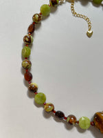 Load image into Gallery viewer, Bronzite Peridot Necklace
