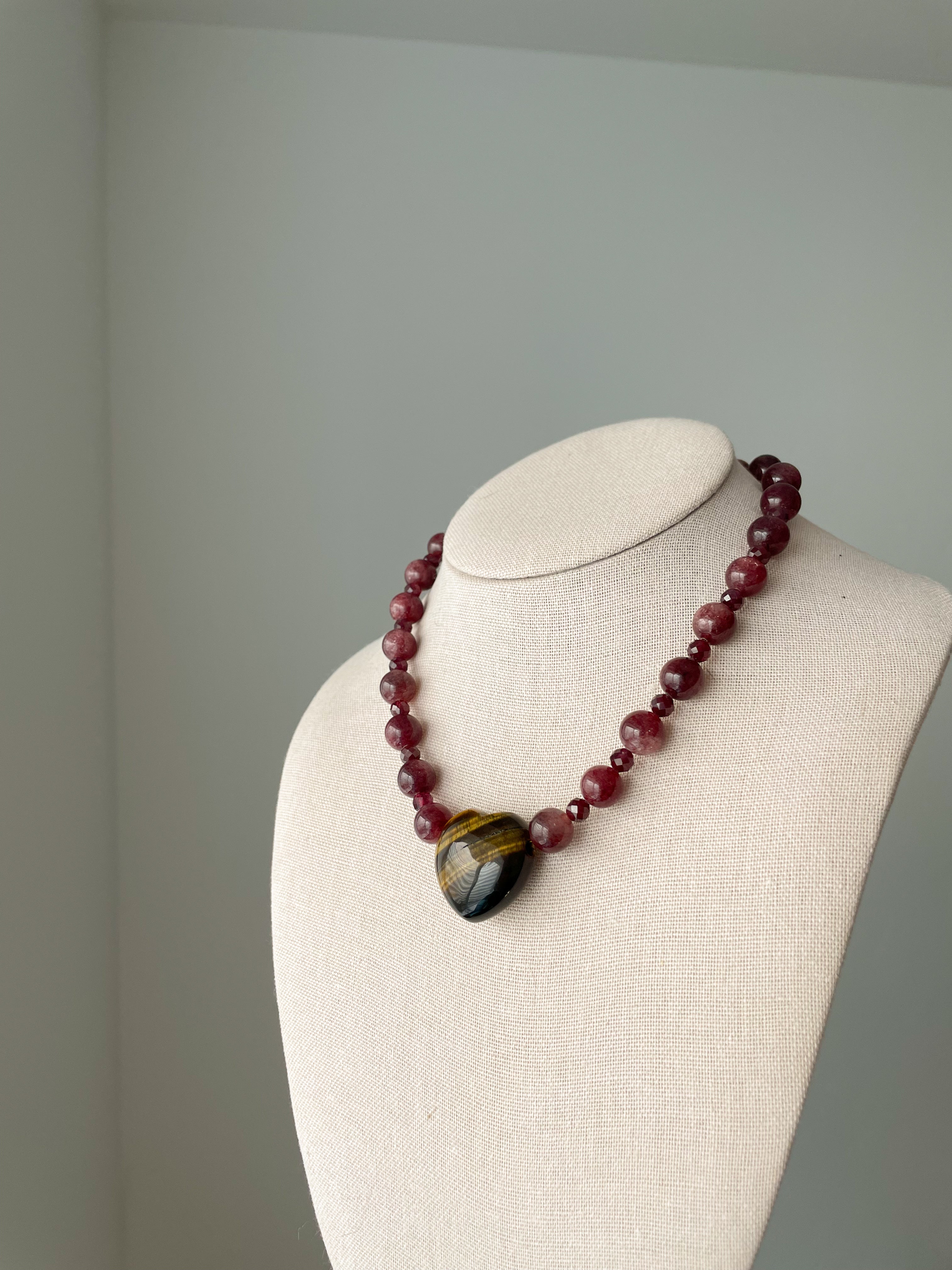Strawberry Quartz Necklace