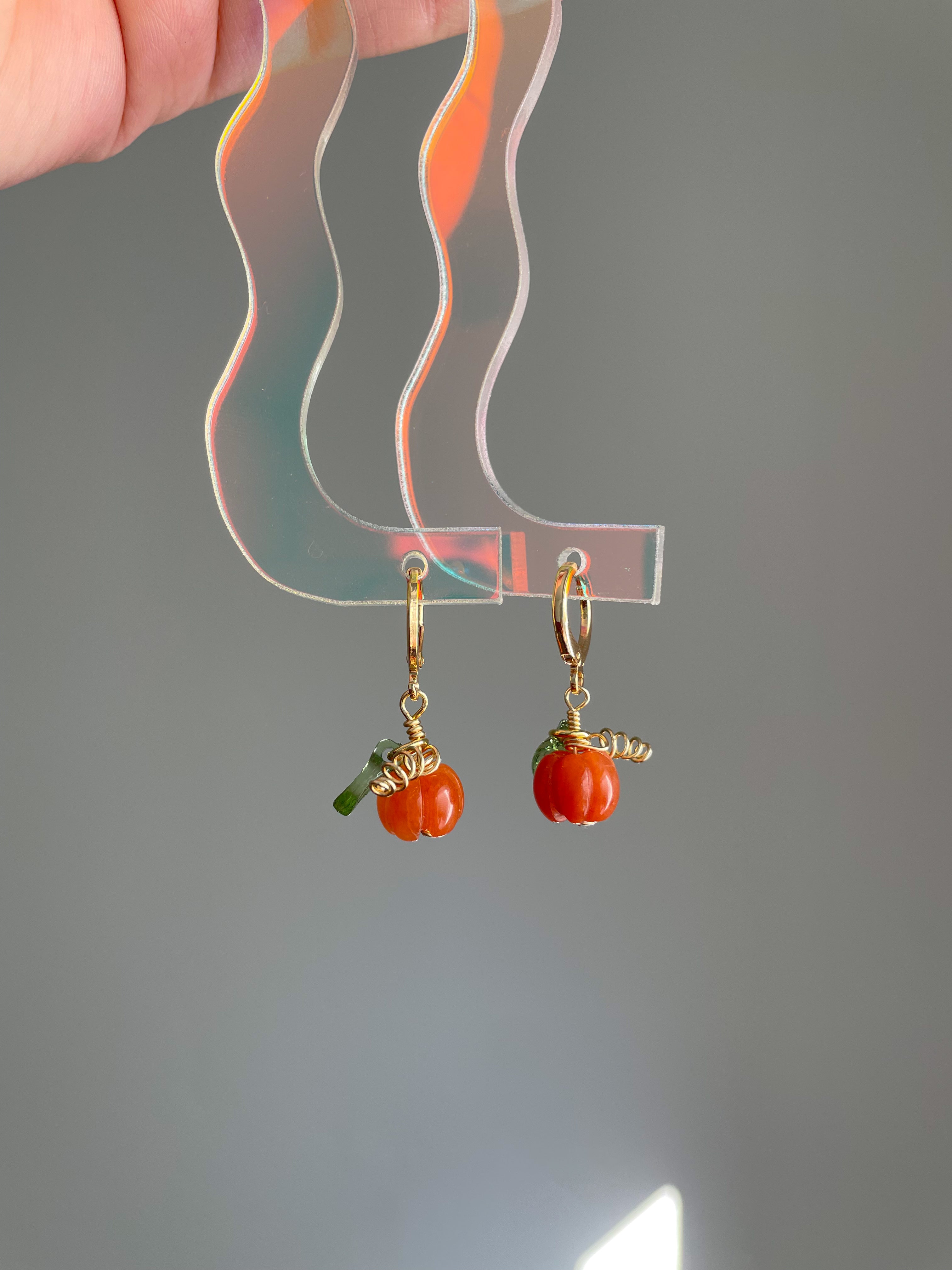 Pumpkin Earrings