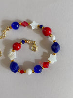 Load image into Gallery viewer, Red White and Blue Bracelet
