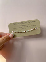 Load image into Gallery viewer, Focus On Me, Not The Storm Morse Code Bracelet | Matthew 14:22-33
