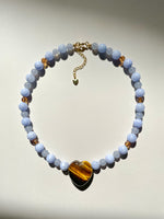 Load image into Gallery viewer, Blue Crazy Lace Agate Necklace

