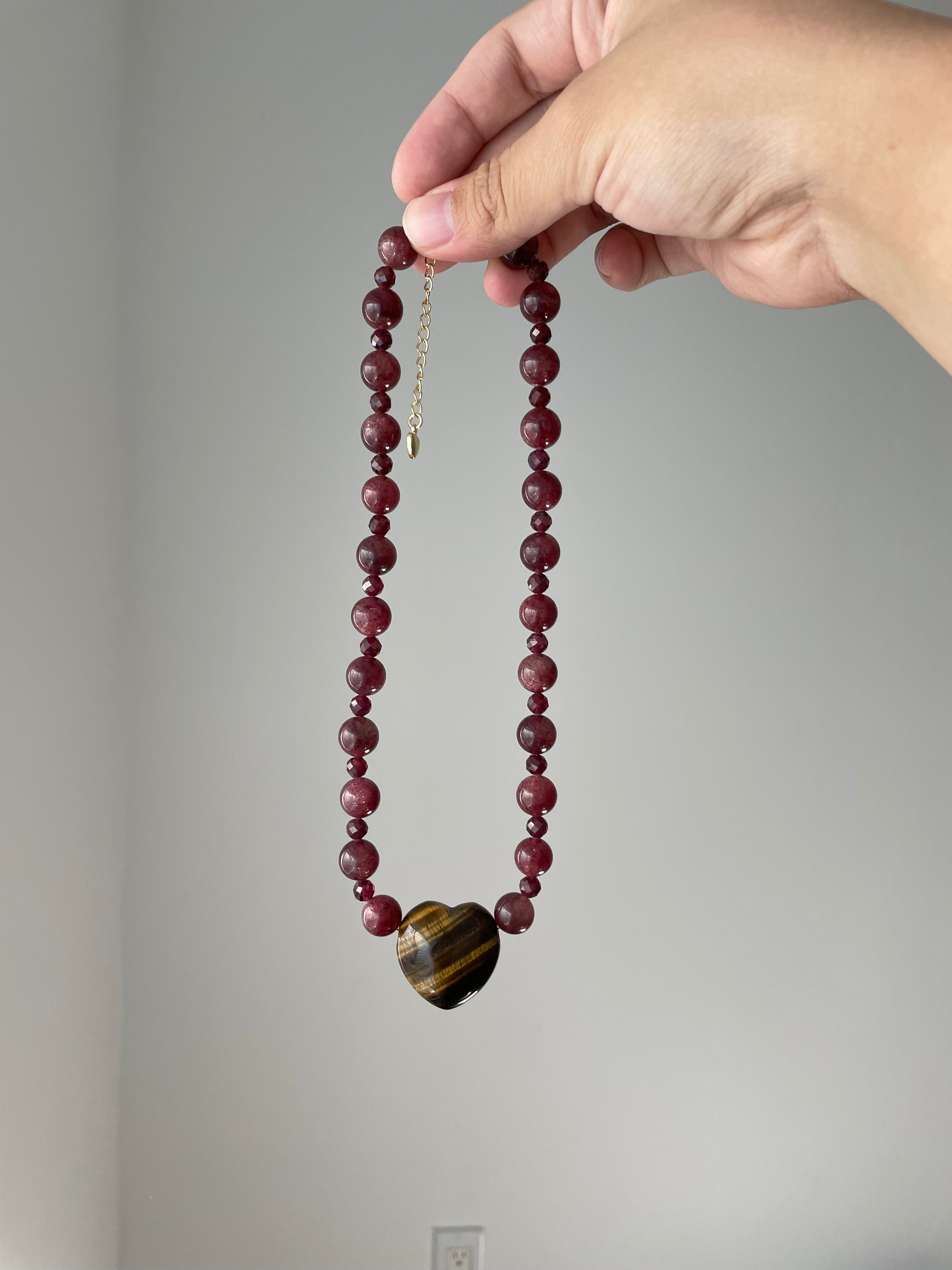 Strawberry Quartz Necklace