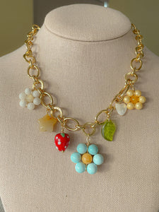 Floral Charm Necklace