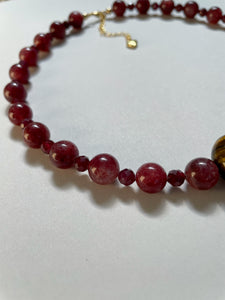 Strawberry Quartz Necklace
