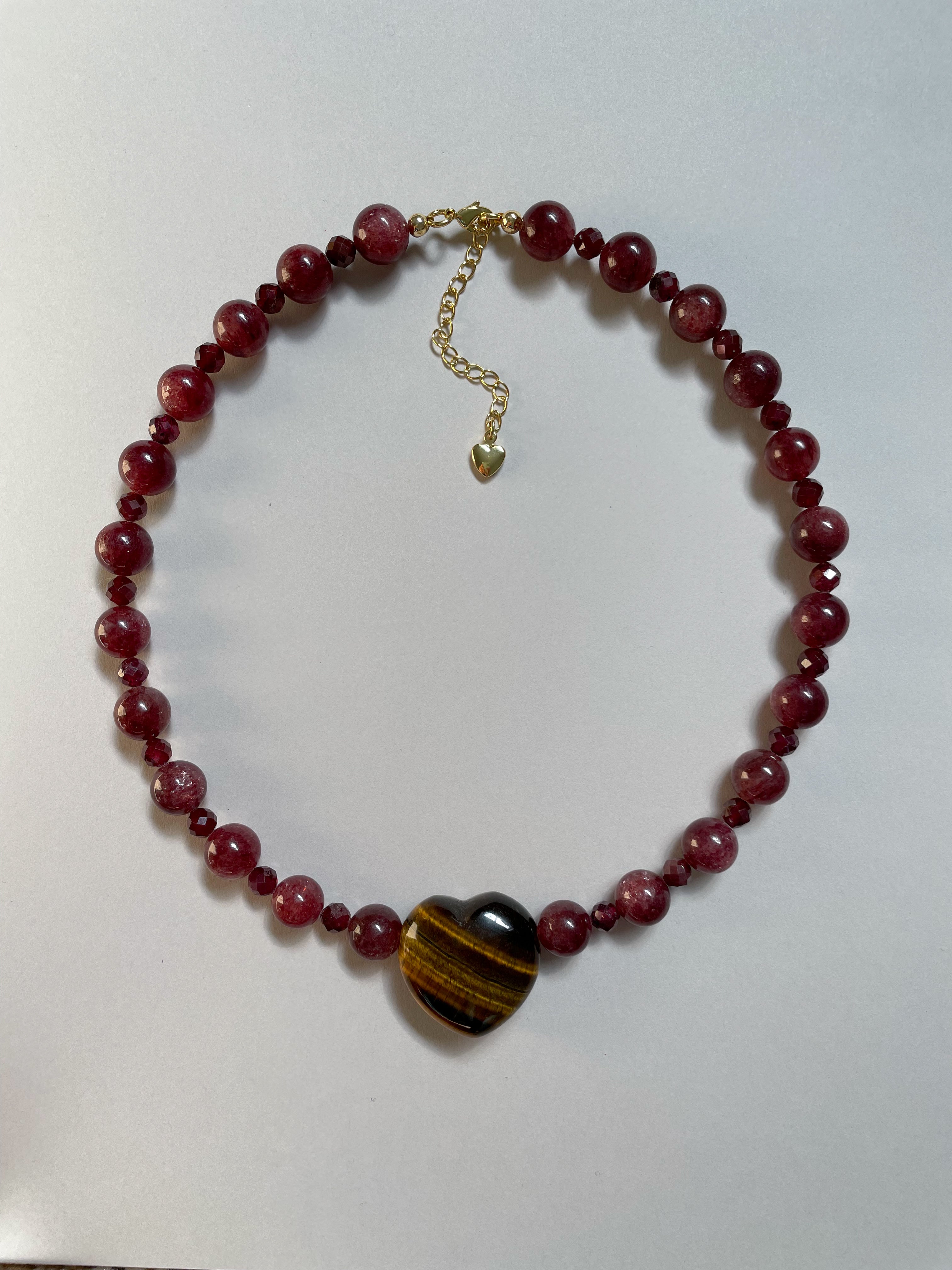Strawberry Quartz Necklace