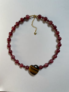 Strawberry Quartz Necklace