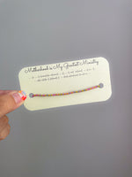 Load image into Gallery viewer, Motherhood Is My Greatest Ministry Morse Code Bracelet
