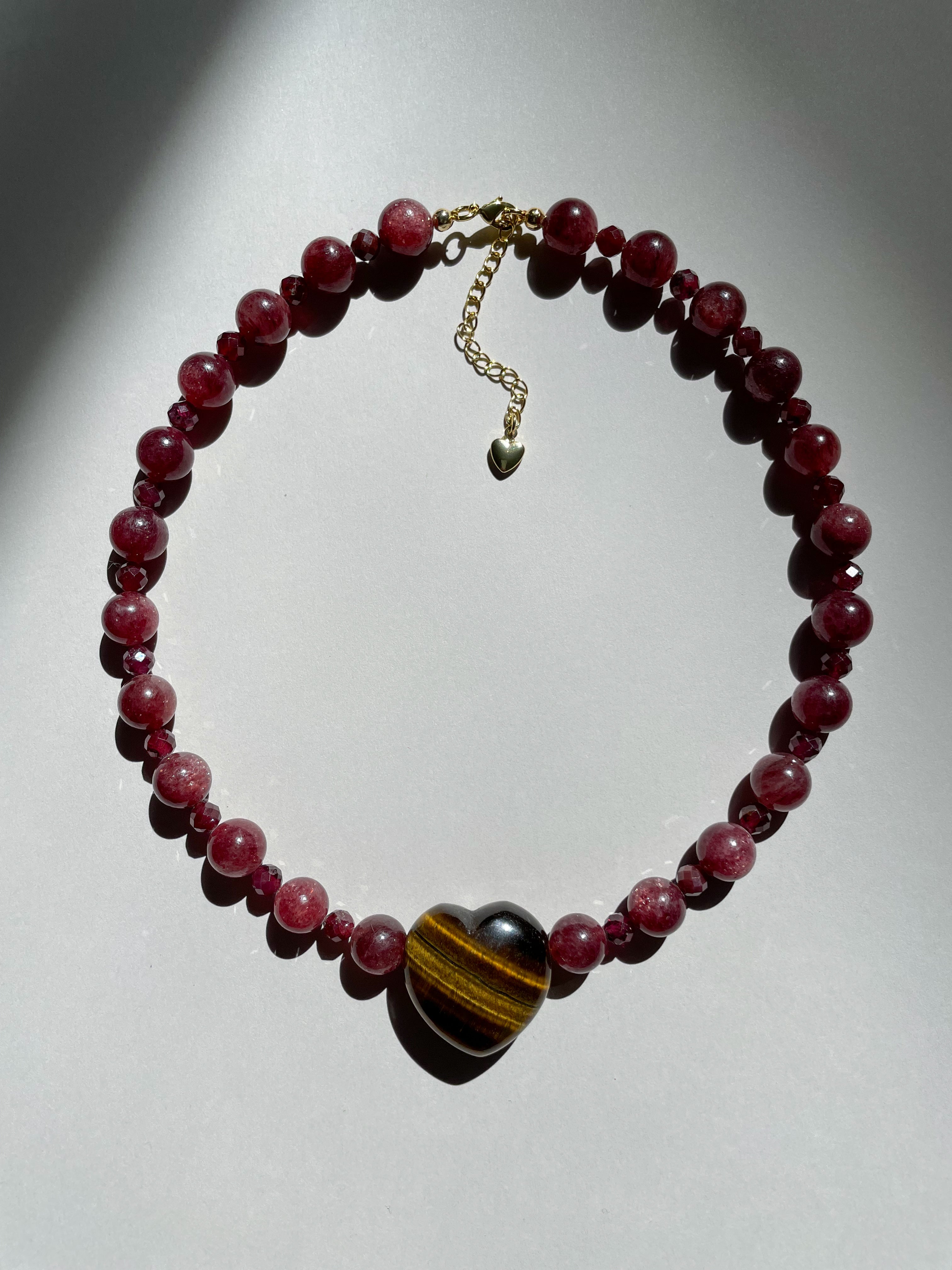 Strawberry Quartz Necklace