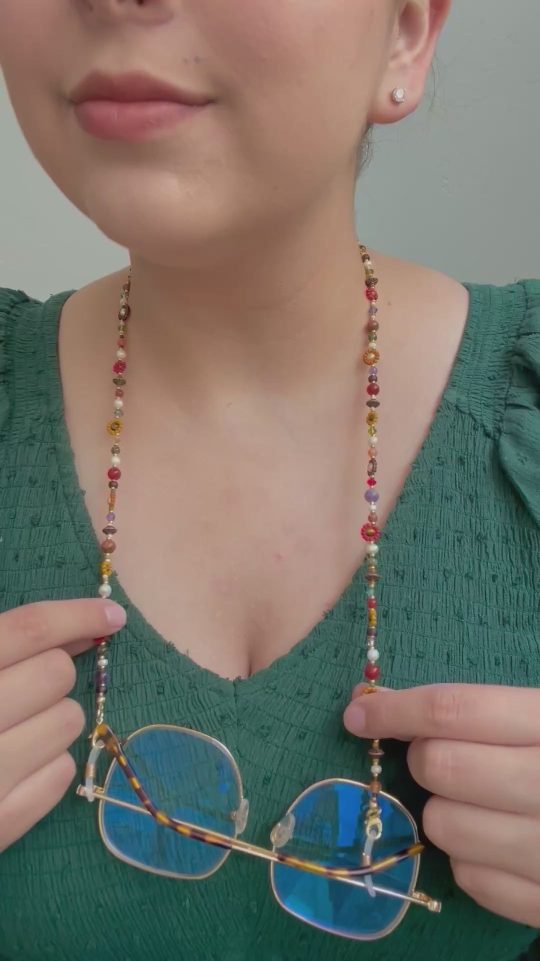 Clementine Necklace Eyeglasses and Sunglasses Chain