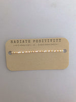 Load image into Gallery viewer, Customizable Positivity Morse Code  Bracelet
