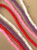 Load image into Gallery viewer, Valentine’s Solid Seed Bead Stretch Bracelet Pack
