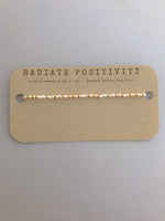 Load image into Gallery viewer, Radiate Positivity Morse Code Bracelet
