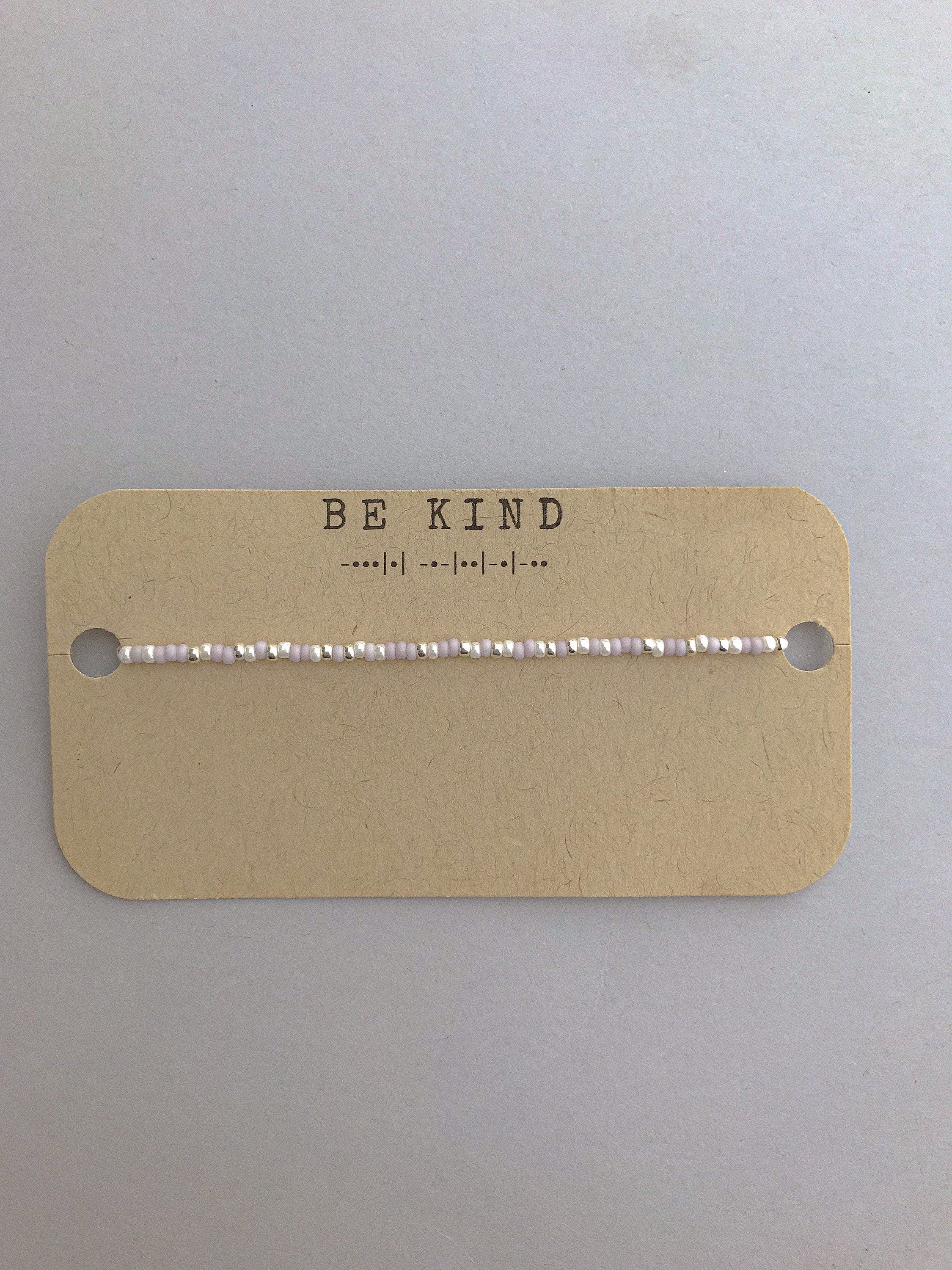 Customizable Positivity Morse Code  Bracelet