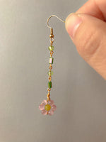 Load image into Gallery viewer, Mini Pink Cats-eye Earrings
