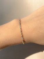 Load image into Gallery viewer, Faith Can Move Mountains Morse Code Bracelet
