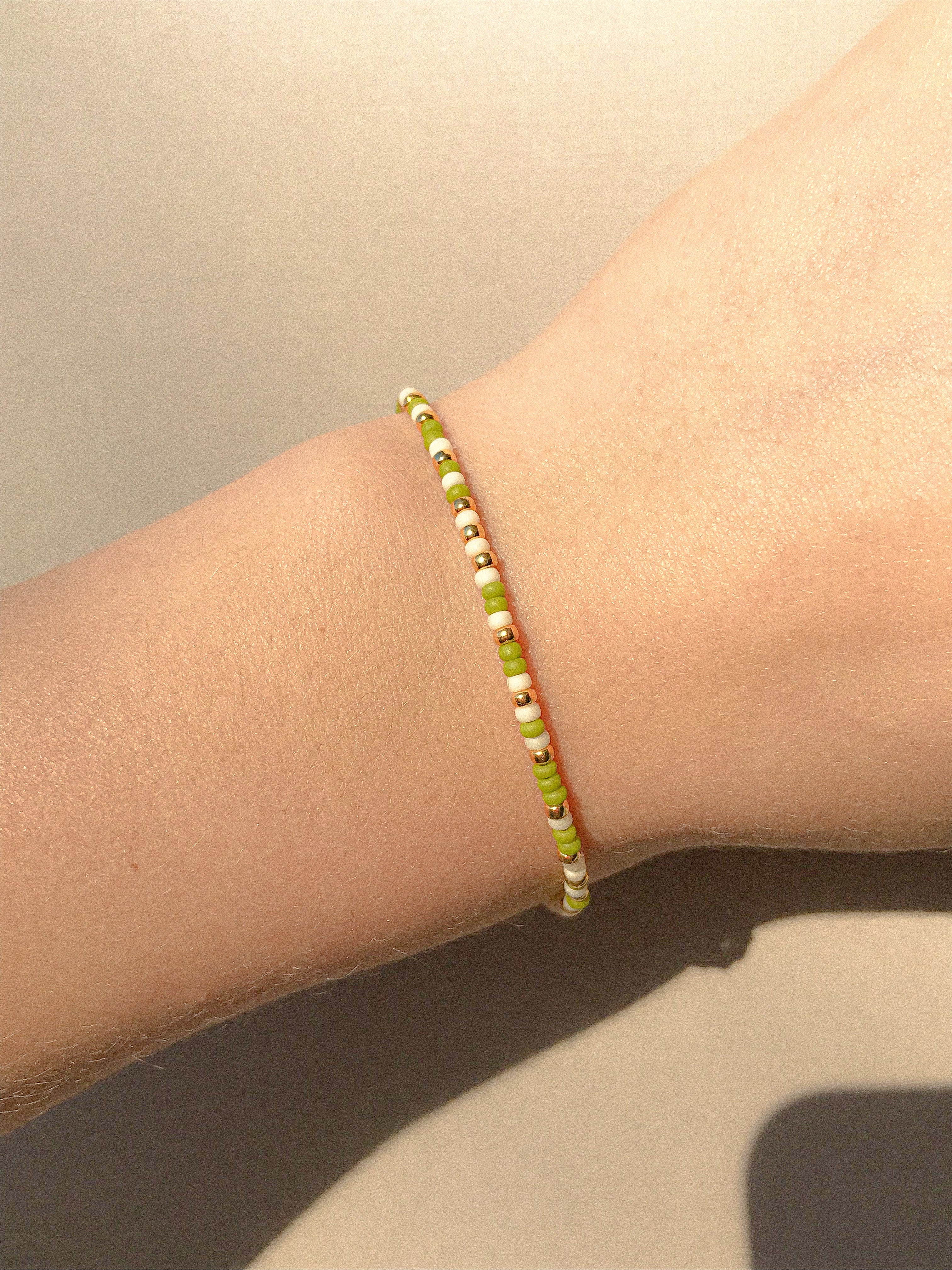 Keep Going Keep Growing Morse Code Bracelet