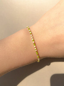 Keep Going Keep Growing Morse Code Bracelet