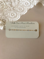 Load image into Gallery viewer, Faith Can Move Mountains Morse Code Bracelet
