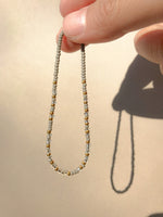 Load image into Gallery viewer, Faith Can Move Mountains Morse Code Bracelet
